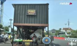 Unik, Posko Mudik Ini Bernuansa Avenger dan Game Online PUBG