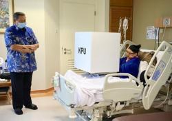 Meninggal Dunia, Ini Video Ani Yudhoyono saat Nyoblos di Ranjang Rumah Sakit