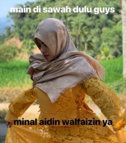 Pulang Kampung, DJ Candy Asyik Main di Sawah