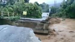 Jembatan Dampala di Morowali Hanyut, Jalur Trans Sulawesi Sulteng-Sultra Putus