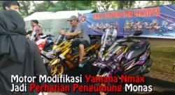 Video Motor Modifikasi Yamaha Nmax Jadi Perhatian Pengunjung Monas