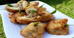 Perut Lapar, Enaknya Menyantap Tahu Bunting dengan Isian Sayur Taoge