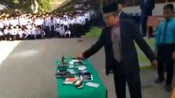 Viral HP Santri di Ponorogo Dihancurkan dengan Palu, Begini Penjelasan Ponpes