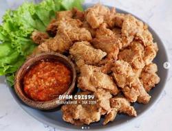 Berkreasi Membuat Ayam Krispi, Enaknya Disantap dengan Sambal Bawang