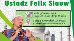 Picu Kontroversi, Kajian Felix Siauw Akhirnya Dibatalkan Pemprov DKI