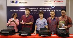 Canon Perkenalkan Printer Pixma Seri G Baru dan TS707, Ini Kelebihannya