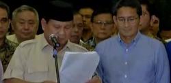 Video Pernyataan Prabowo Hormati Putusan MK