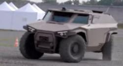 Mobil Militer Ini Dapat Berjalan Diam-Diam Tanpa Suara