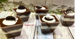Berkreasi Membuat Puding Choco Oreo, Dessert Lezat yang Bikin Ketagihan