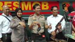 Polisi Bongkar Pabrik Senpi Rakitan di Metro Lampung, Dijual Rp8 Juta Per Pucuk