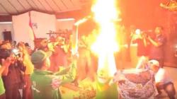 Api Abadi Porprov Sambar Kerumunan Panitia, 2 Orang Luka Bakar