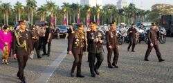 Jokowi Jadi Inspektur Upacara HUT Ke-73 Bhayangkara