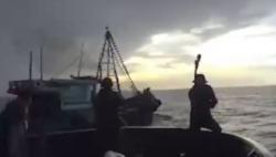 Saat-Saat 6 Kapal Ilegal Vietnam Ditangkap KKP dan Bakamla di Laut Natuna