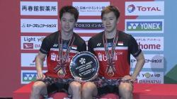Hattrick Juara Japan Open, Kevin/Marcus Ikuti Jejak Ricky/Rexy