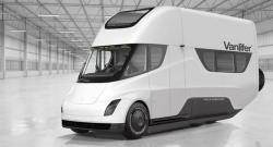 Begini Penampakannya bila Truk Tesla Semi Dibuat Jadi Rumah Berjalan