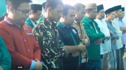 Doakan Mbah Moen, Warga NU dan Pemuda Ansor Brebes Gelar Salat Gaib dan Tahlil