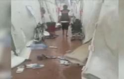 Video Jemaah Haji Diguyur Hujan Deras dan Angin Kencang di Mina