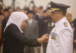 Khofifah Resmi Lantik Maryoto sebagai Bupati Tulungagung