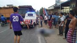 Tabrakan Maut Bus Bintang Utara Vs Motor Ninja di Tebingtinggi, 1 Tewas di TKP