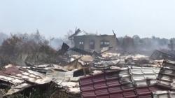 Kebakaran Lahan Gambut di Mempawah Hanguskan Gedung SD dan Jembatan