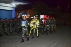 Kodam II/Swj Beri Penghormatan Terakhir untuk Sertu Anumerta Rikson Edi Chandra