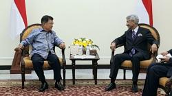 Wapres JK Bertemu Menlu India Membahas Peningkatan Kerja Sama