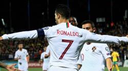 Cetak Quattrick Vs Lithuania, Cristiano Ronaldo Dekati Rekor Ali Daei