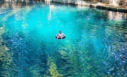 Keindahan Bawah Air Kolam Sumber Jenon Malang, Ada Ikan Usia Ratusan Tahun