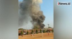 Video Detik-Detik Gudang Senjata Mako Brimob Meledak di Semarang