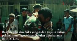 Suasana Haru Warnai Perpisahan Purna Tugas Satgas Pamtas Yonif 408/Sbh di Belu