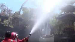 Pura Pucak Sari di Klungkung Bali Terbakar, Sejumlah Bangunan Ludes Dilalap Api