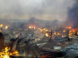 Kebakaran Pesantren Renggut 28 Nyawa, Presiden Liberia Kunjungi Lokasi