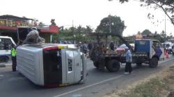 5 Kendaraan Terlibat Kecelakaan Beruntun di Boyolali, 2 Luka-Luka