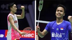 Head to Head Anthony Ginting Vs Kento Momota jelang Final China Open 2019