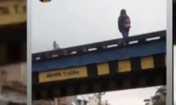 Video Viral Remaja Perempuan Coba Bunuh Diri di Atas Rel Kereta Pematang Siantar