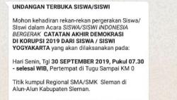 Ajakan Demo Pelajar di DIY, Dinas Pendidikan Kulonprogo Kumpulkan Para Kepala Sekolah