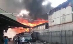 Video Puluhan Bedeng di Proyek Apartemen Menara Jakarta Ludes Terbakar