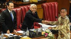 DPR Sahkan RUU PSDN, Menhan Ucapkan Syukur