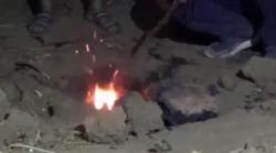 Video Fenomena Kemunculan Api dari Dalam Tanah Gegerkan Warga Ponorogo