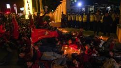 Mahasiswa di Bojonegoro Gelar Aksi di Halaman Mapolres Minta Kapolda Sultra Dicopot