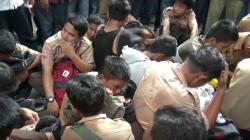 Demo Pelajar SMP dan SMA di Kantor DPRD Sumut, Polisi Temukan Molotov dan Benda Tajam