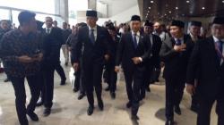 AHY Dampingi Ibas di Pelantikan Anggota DPR Periode 2019-2024
