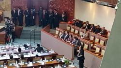 Megawati Soekarnoputri Saksikan Pengambilan Sumpah Puan Maharani Jadi Ketua DPR