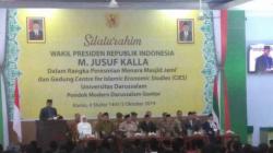 Wapres Jusuf Kalla Resmikan Pusat Studi Ekonomi Islam Unida Gontor di Ponorogo