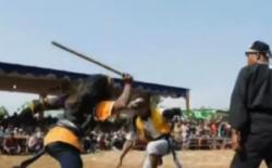 Video Warga Banjarnegara Gelar Tradisi Perang Rotan Minta Hujan