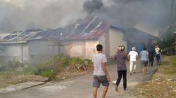 Asrama Brimob Padang Panjang Sumbar Terbakar, Para Penghuni Diungsikan