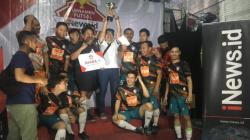Dramatis, BNI Juara Turnamen Futsal Antar-BUMN dan Media iNews.id Cup 2019 usai Kalahkan Peruri di Final