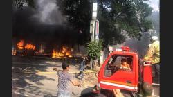 Pom Bensin Cipayung Terbakar Diduga karena Radiasi Ponsel