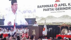 Prabowo Sampaikan Sikap Politik Partai Gerindra saat Rapimnas