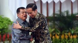 Momen Perpisahan Presiden Jokowi dengan Wapres JK dan Menteri Kabinet Kerja